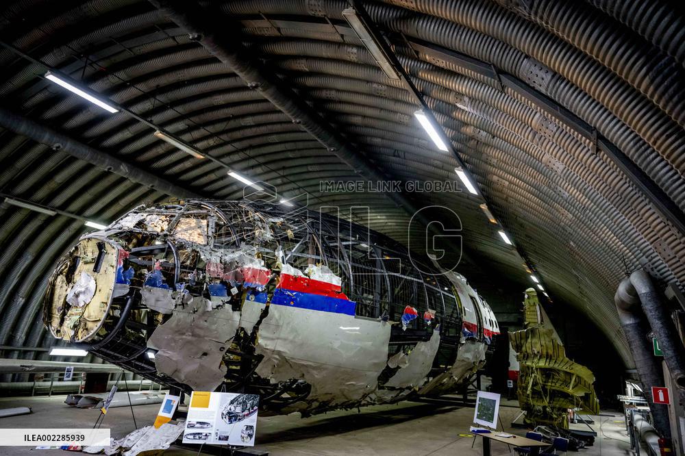 Reconstruction Of Wreckage Of aircraft MH17 - Netherlands