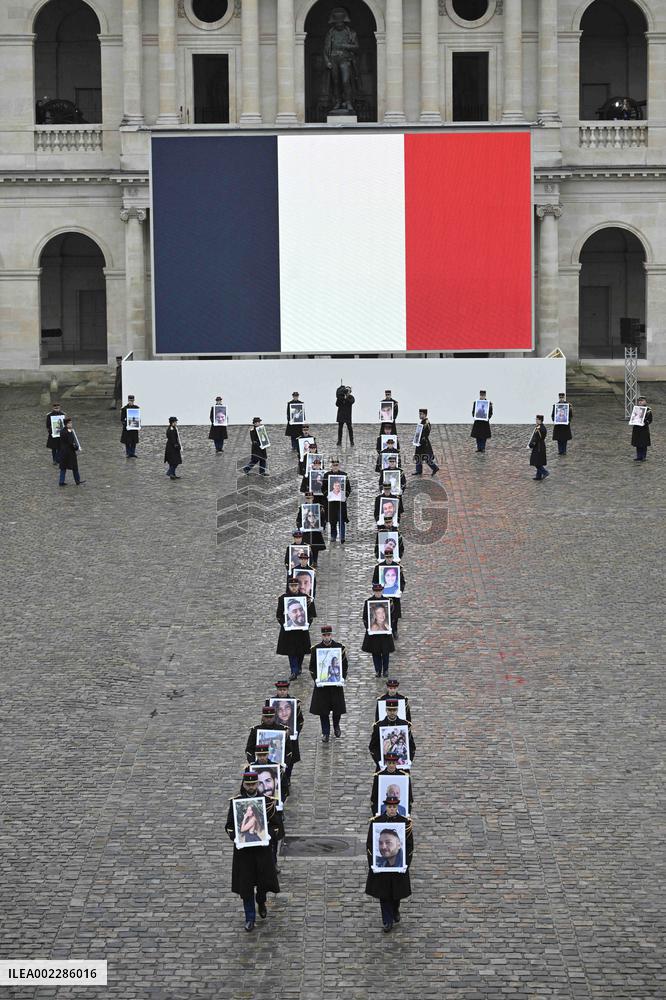 French Victims Of The Attack By Hamas Against Israel Tribute - Paris