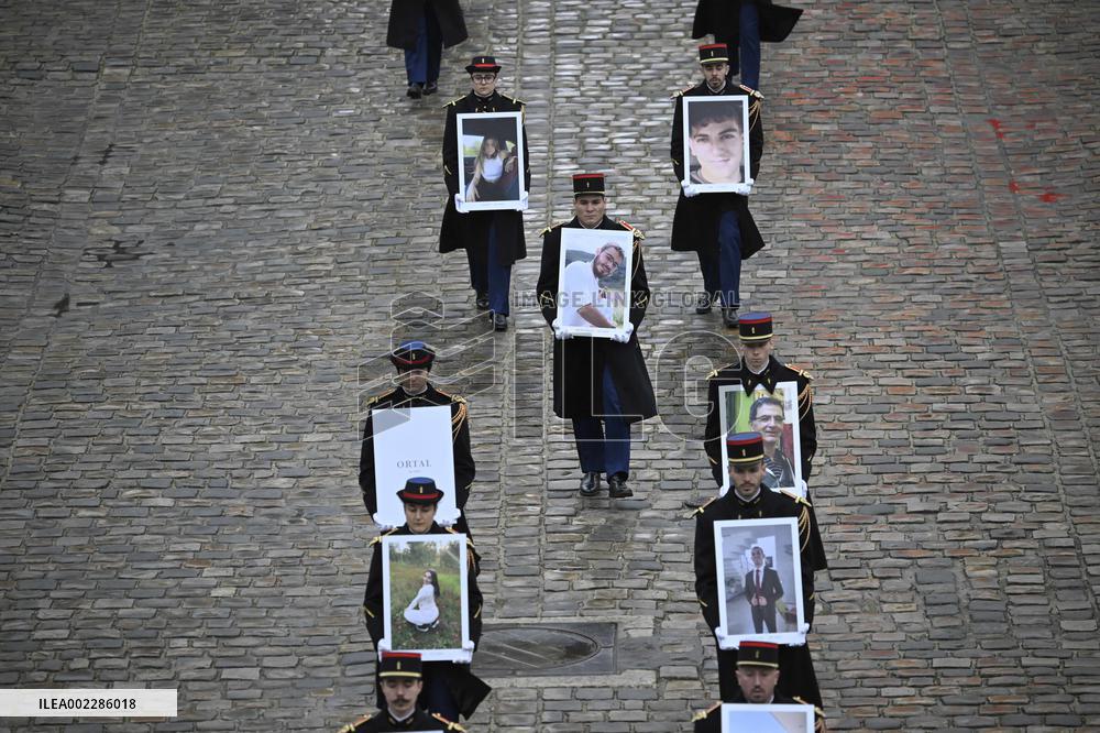French Victims Of The Attack By Hamas Against Israel Tribute - Paris