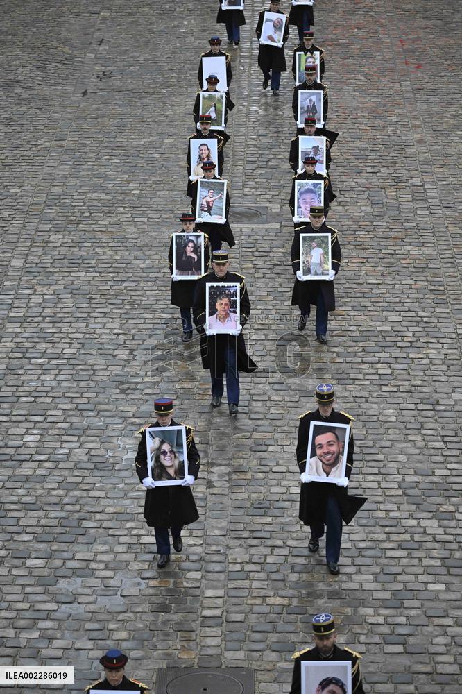 French Victims Of The Attack By Hamas Against Israel Tribute - Paris