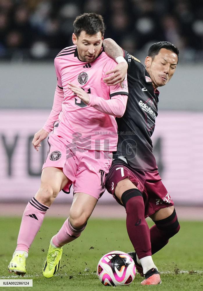 Football: Inter Miami vs. Vissel Kobe