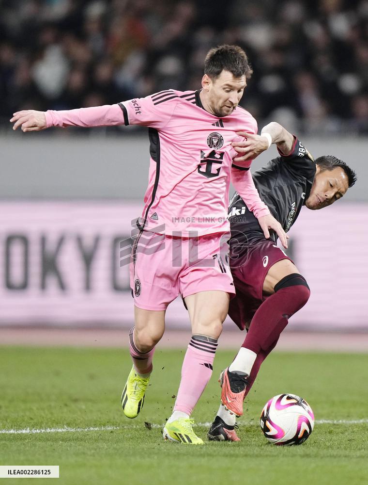 Football: Inter Miami vs. Vissel Kobe