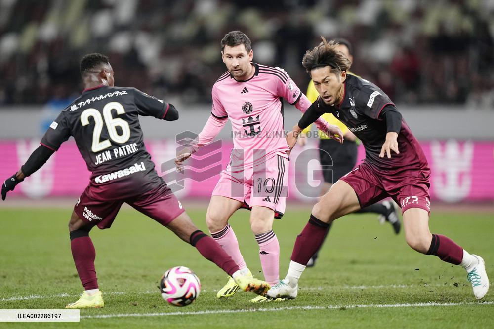 Football: Inter Miami vs. Vissel Kobe