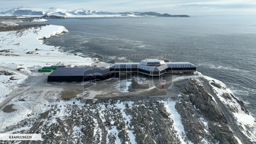 (EyesOnSci)ANTARCTICA-CHINA-QINLING STATION-OPERATION