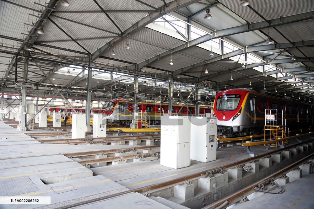 PAKISTAN-LAHORE-CHINA-CPEC FRAMEWORK-ORANGE LINE METRO TRAIN