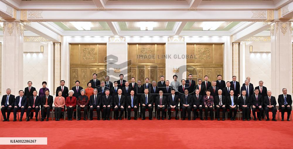 CHINA-BEIJING-XI JINPING-NON-CPC MEMBERS-SPRING FESTIVAL GREETINGS (CN)