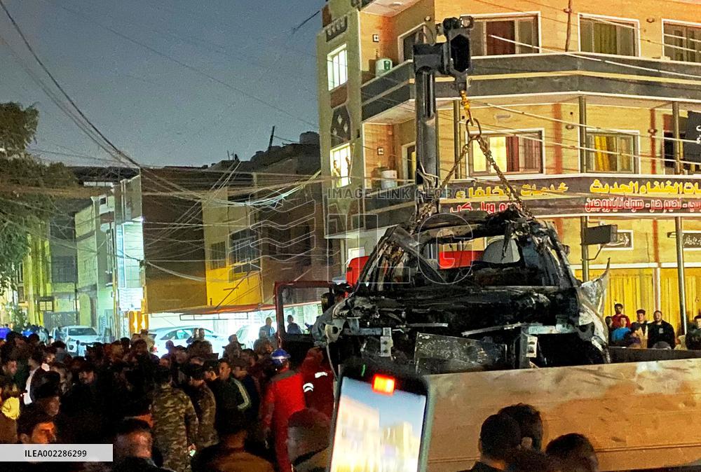 IRAQ-BAGHDAD-DRONE-ATTACK