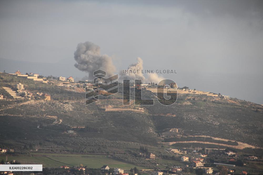 LEBANON-KHIYAM-ISRAEL-BORDER-TENSIONS