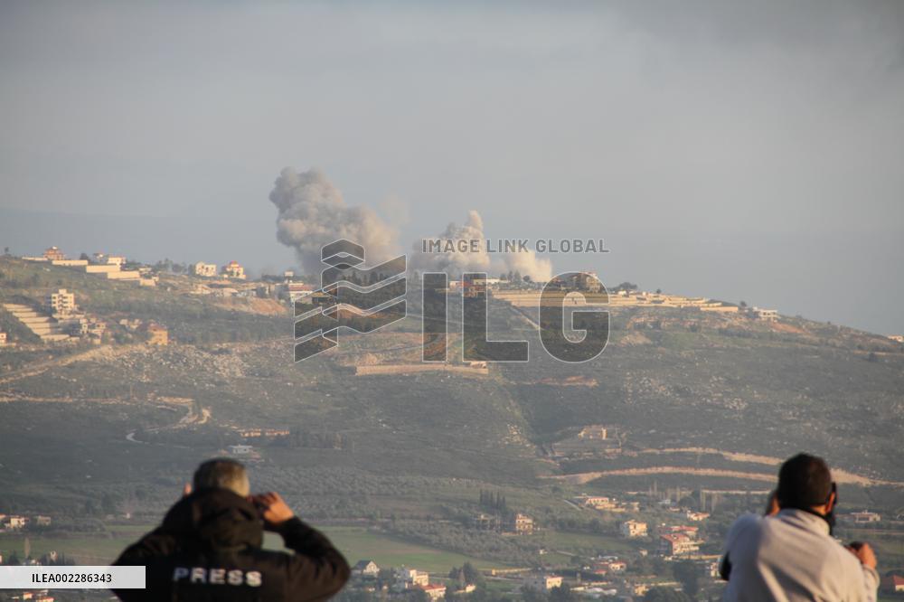 LEBANON-KHIYAM-ISRAEL-BORDER-TENSIONS