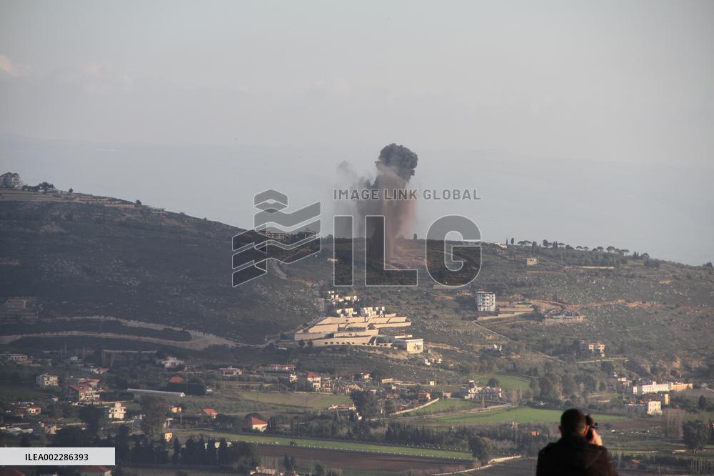 LEBANON-KHIYAM-ISRAEL-BORDER-TENSIONS