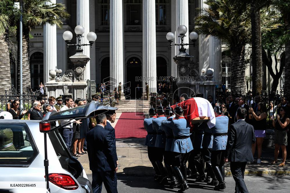 CHILE-SANTIAGO-EX-PRESIDENT-FUNERAL