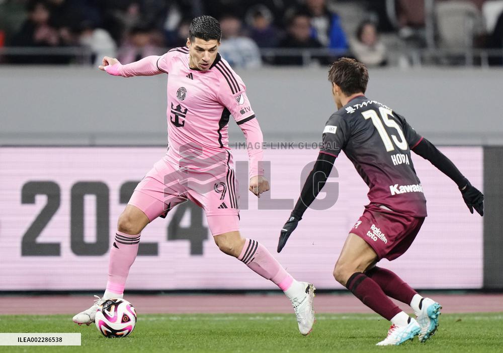 Football: Inter Miami vs. Vissel Kobe