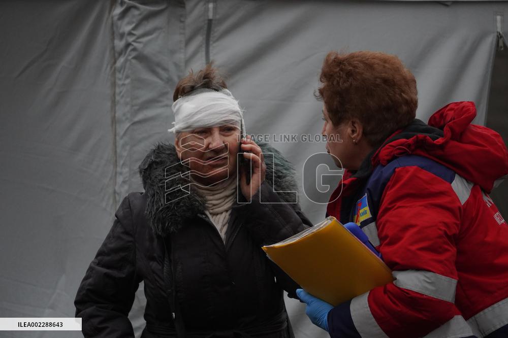 (SPOT NEWS)UKRAINE-KIEV-MISSILE ATTACK