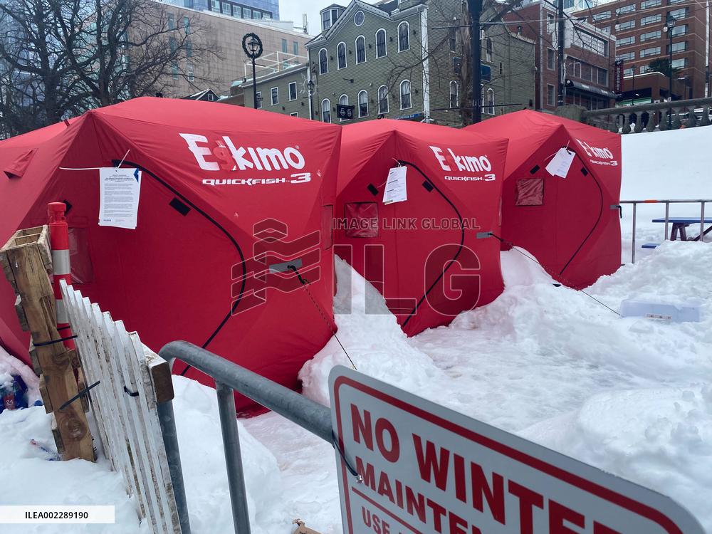 Ice-fishing Shelters For Homeless People - Halifax