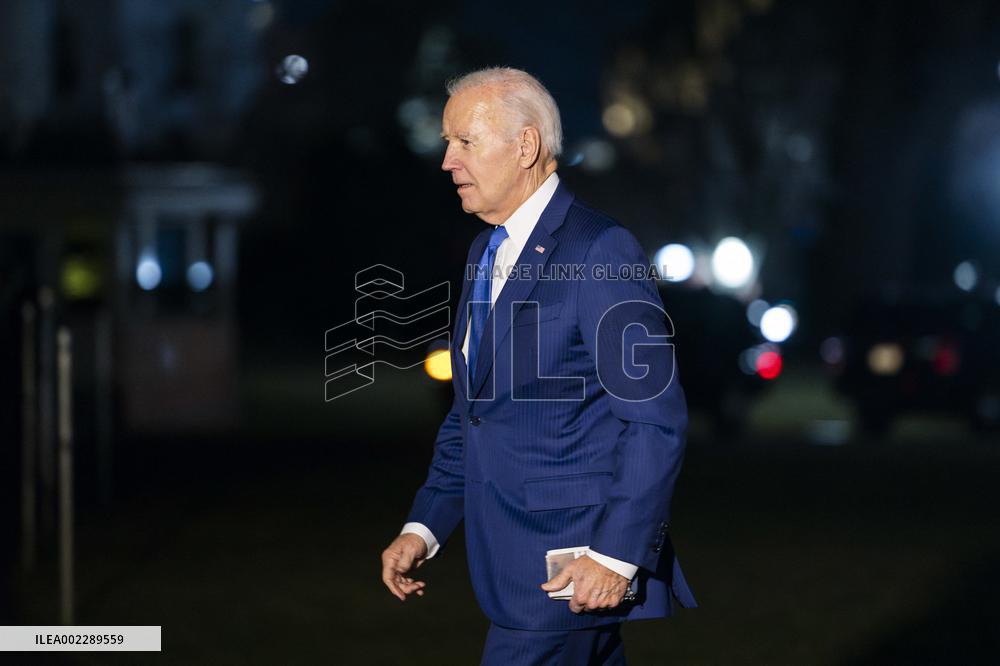 Biden returns to White House from fundraisers in New York City
