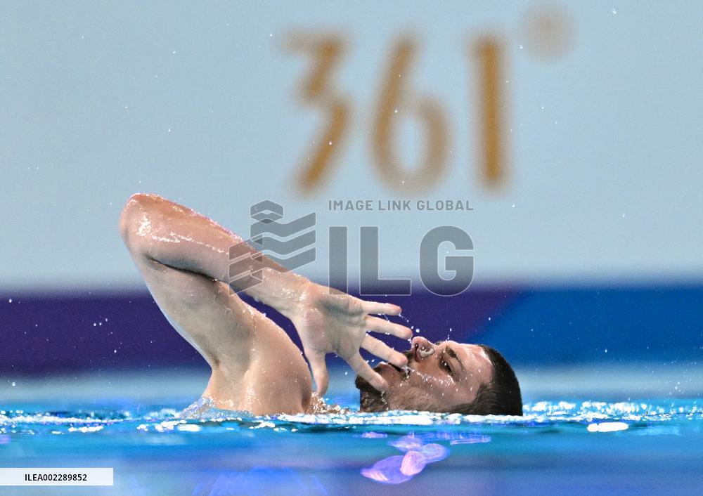 (SP)QATAR-DOHA-WORLD AQUATICS CHAMPIONSHIPS-ARTISTIC SWIMMING-MEN-SOLO FREE
