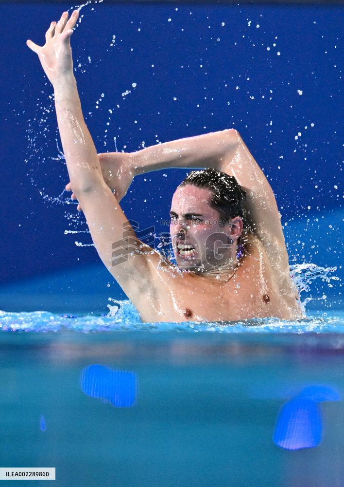 (SP)QATAR-DOHA-WORLD AQUATICS CHAMPIONSHIPS-ARTISTIC SWIMMING-MEN-SOLO FREE