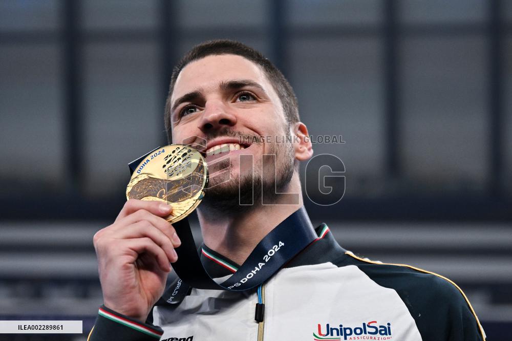 (SP)QATAR-DOHA-WORLD AQUATICS CHAMPIONSHIPS-ARTISTIC SWIMMING-MEN-SOLO FREE