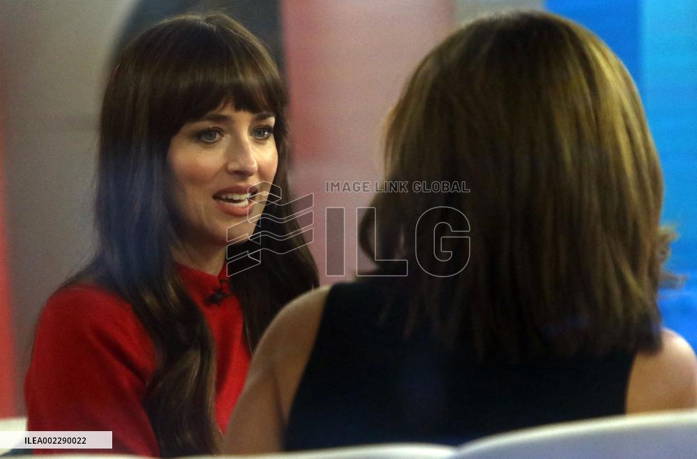 Dakota Johnson On Today Show - NYC