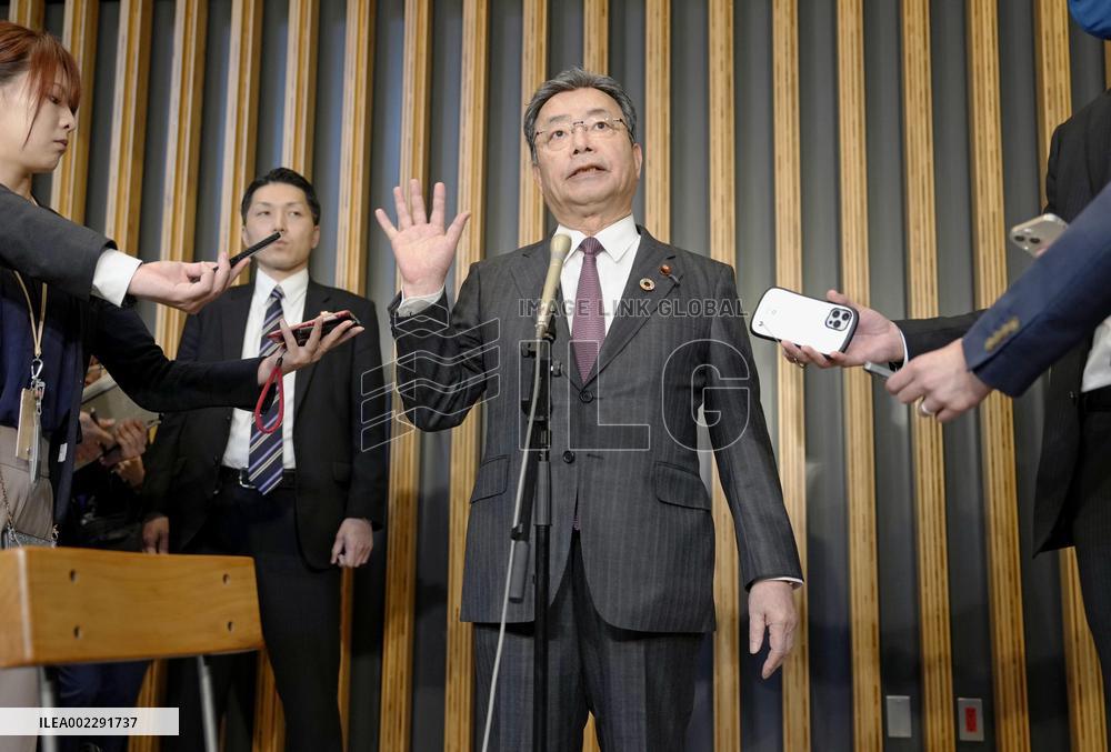 Japan public safety chief under fire on gaffe