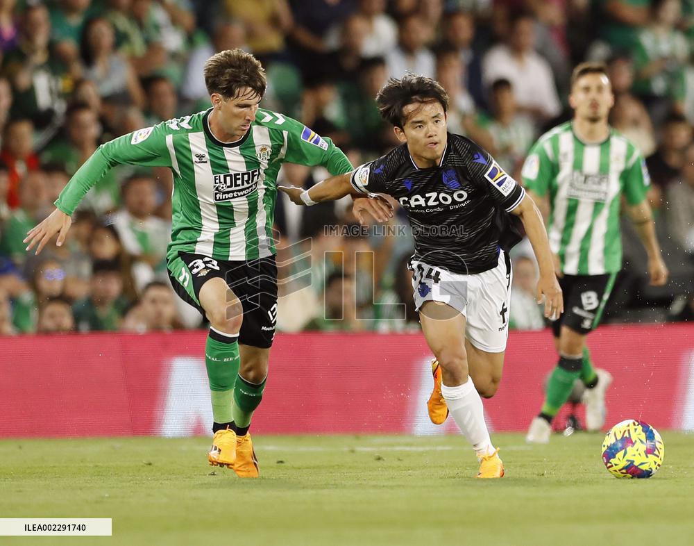Football: Real Sociedad vs. Real Betis