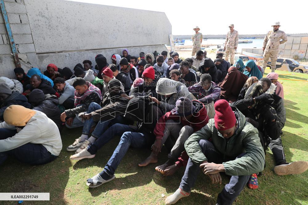 LIBYA-GARRABULLI-ILLEGAL MIGRANTS-RESCUE