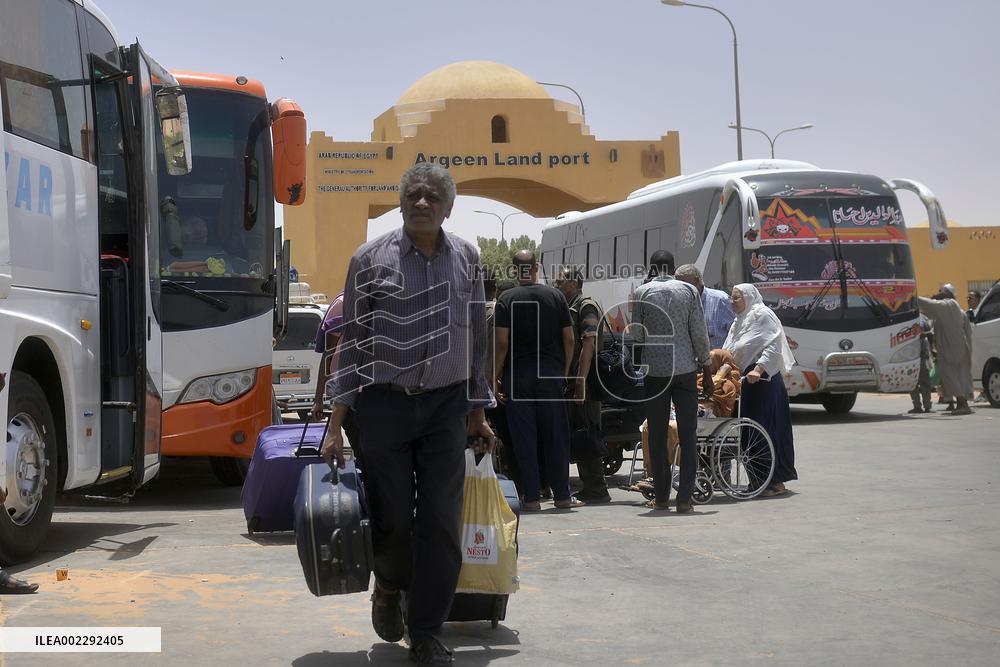 EGYPT-ARGEEN LAND PORT-SUDAN-BORDER CROSSING