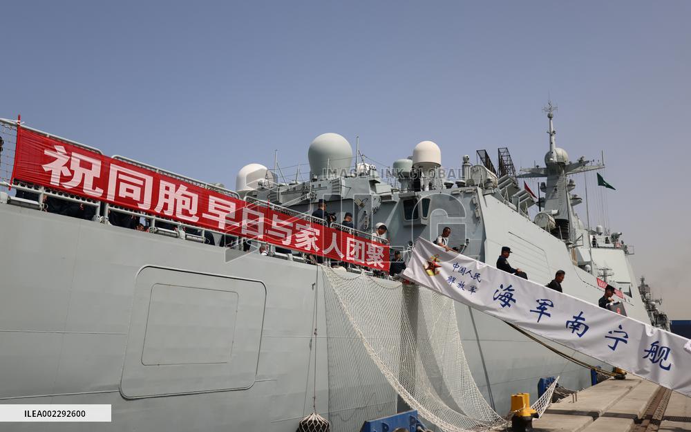 SAUDI ARABIA-JEDDAH-CHINESE VESSELS-SUDAN-EVACUATION-ARRIVAL