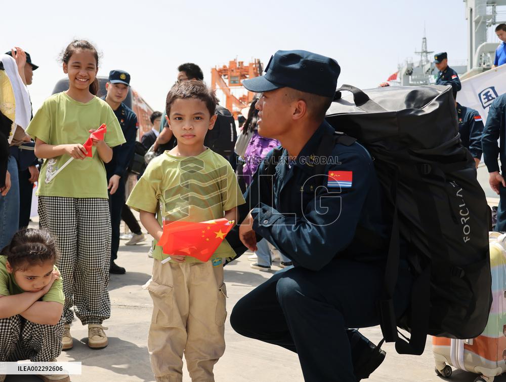 SAUDI ARABIA-JEDDAH-CHINESE VESSELS-SUDAN-EVACUATION-ARRIVAL