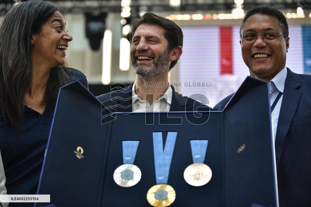 Paris 2024 Olympic Medals Feature Iron From The Eiffel Tower