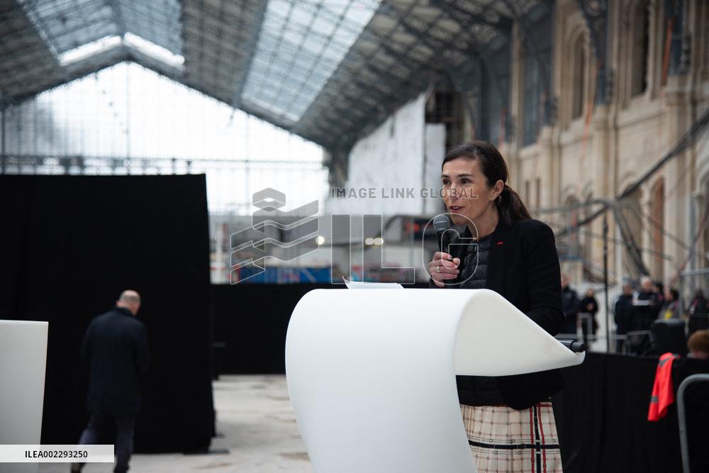 Inauguration Of Grand Hall At Gare D'Austerlitz - Paris