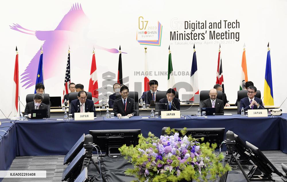 G7 digital ministers meeting in Gunma