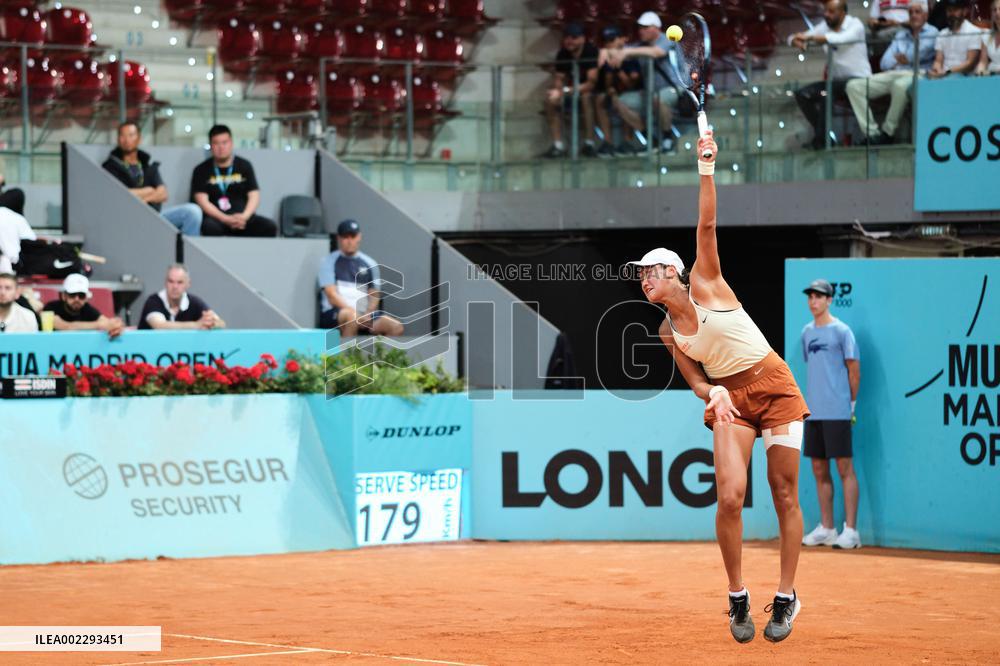 (SP)SPAIN-MADRID-TENNIS-MADRID OPEN-WOMEN'S SINGLES