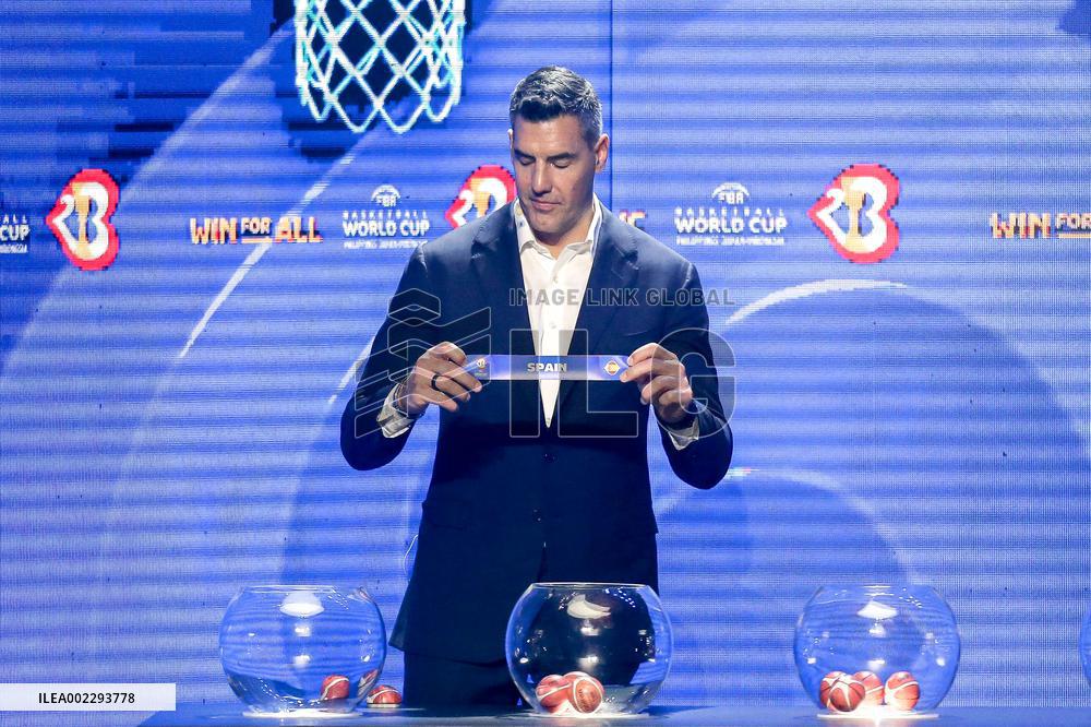 (SP)THE PHILIPPINES-QUEZON-FIBA BASKETBALL WORLD CUP 2023-DRAW