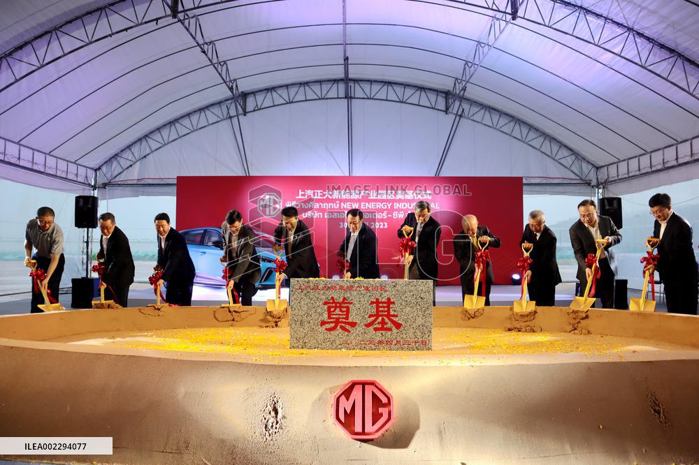 THAILAND-CHINA-SAIC MOTOR-NEW ENERGY PARK-GROUNDBREAKING CEREMONY