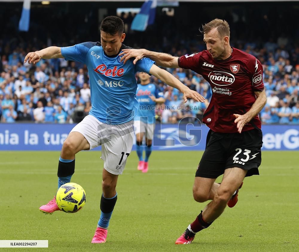 (SP)ITALY-NAPLES-FOOTBALL-SERIE A-NAPOLI VS SALERNITANA