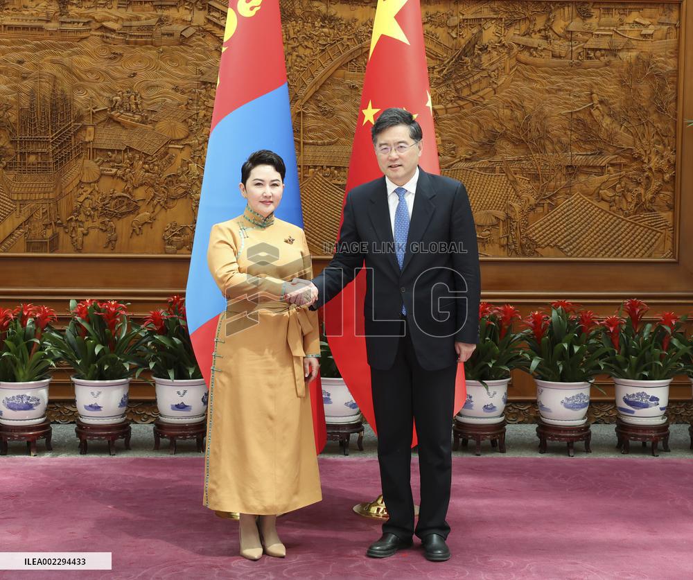 CHINA-BEIJING-QIN GANG-MONGOLIA-FM-TALKS (CN)