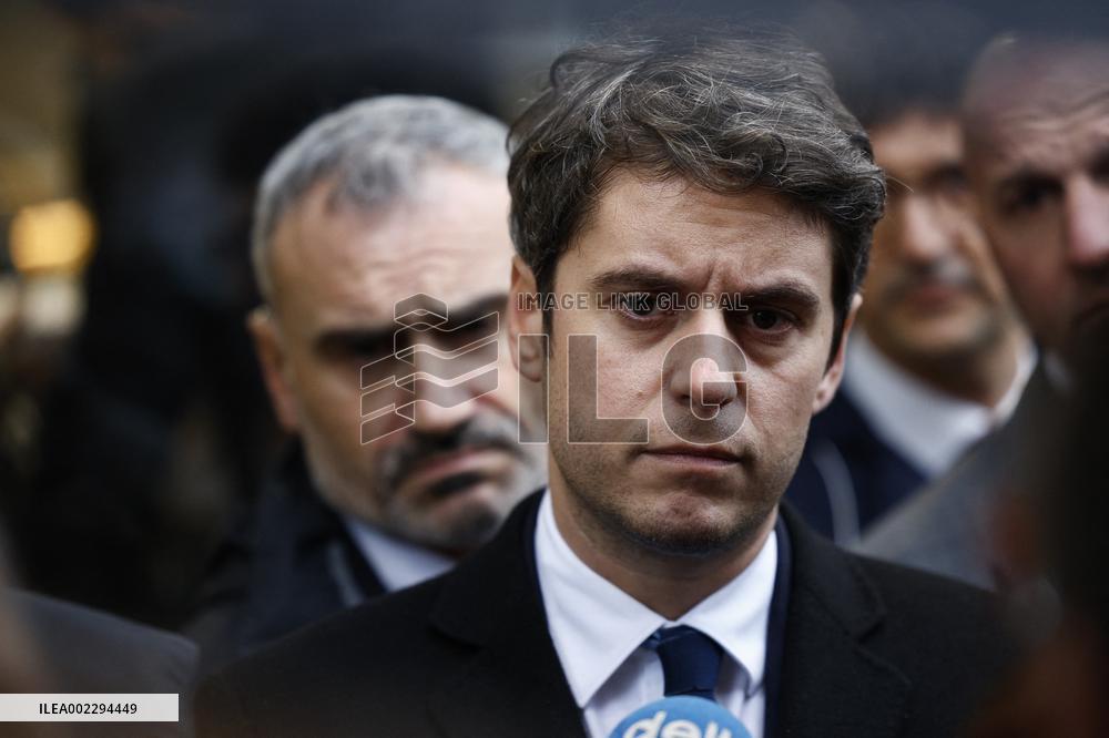 PM Attal In Pas-De-Calais To Meet People Affected By Floods