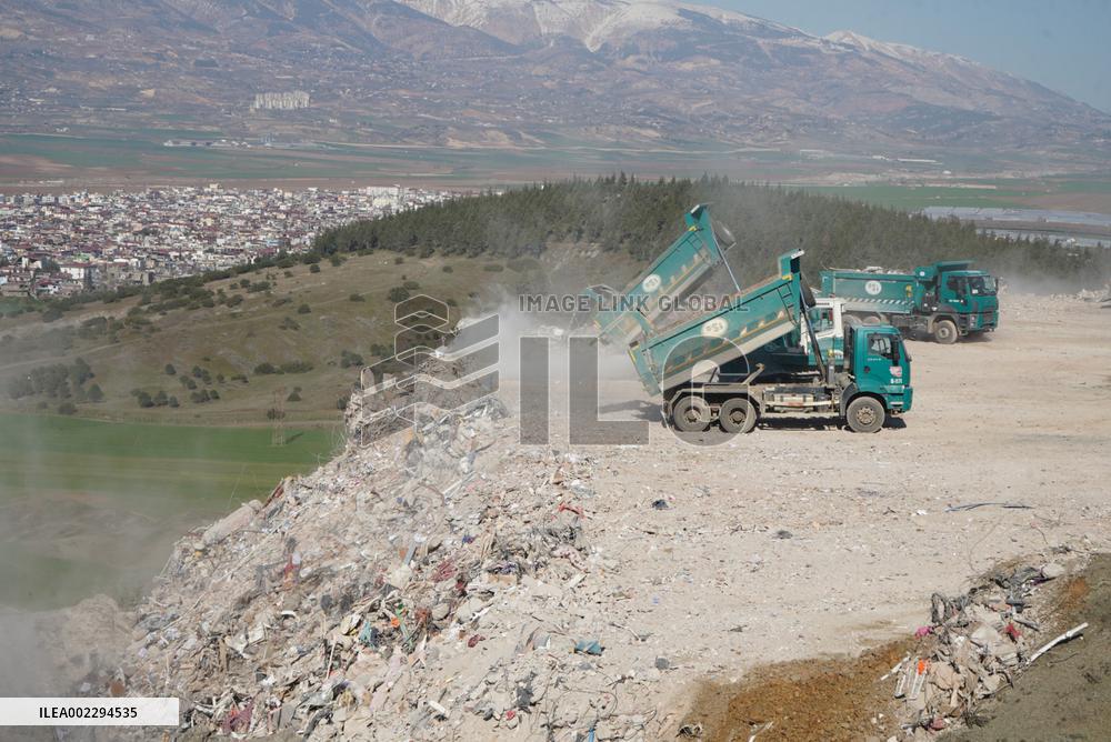 TÜRKIYE-ANTAKYA-EARTHQUAKES-RUBBLE-DISPOSAL