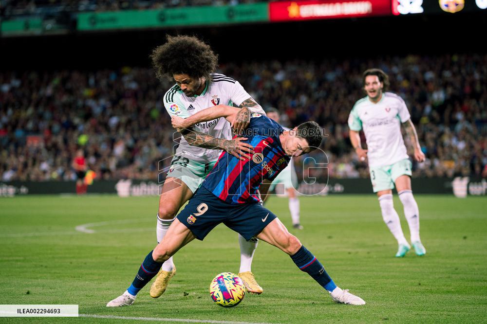 (SP)SPAIN-BARCELONA-FOOTBALL-SPANISH LEAGUE-BARCELONA VS CA OSASUNA