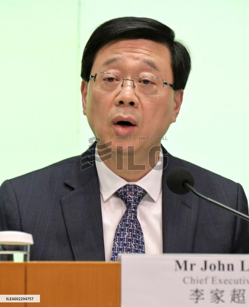 Hong Kong's Chief Executive John Lee