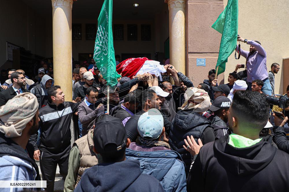 MIDEAST-GAZA CITY-FUNERAL