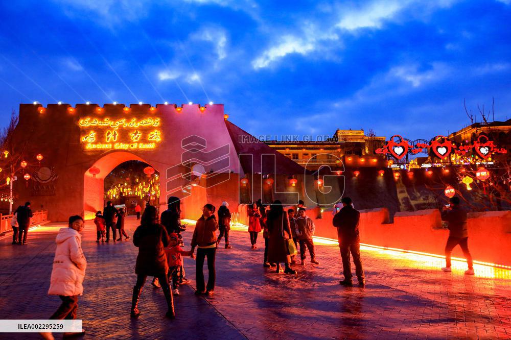 #CHINA-XINJIANG-KASHGAR-SPRING FESTIVAL-ATMOSPHERE (CN)