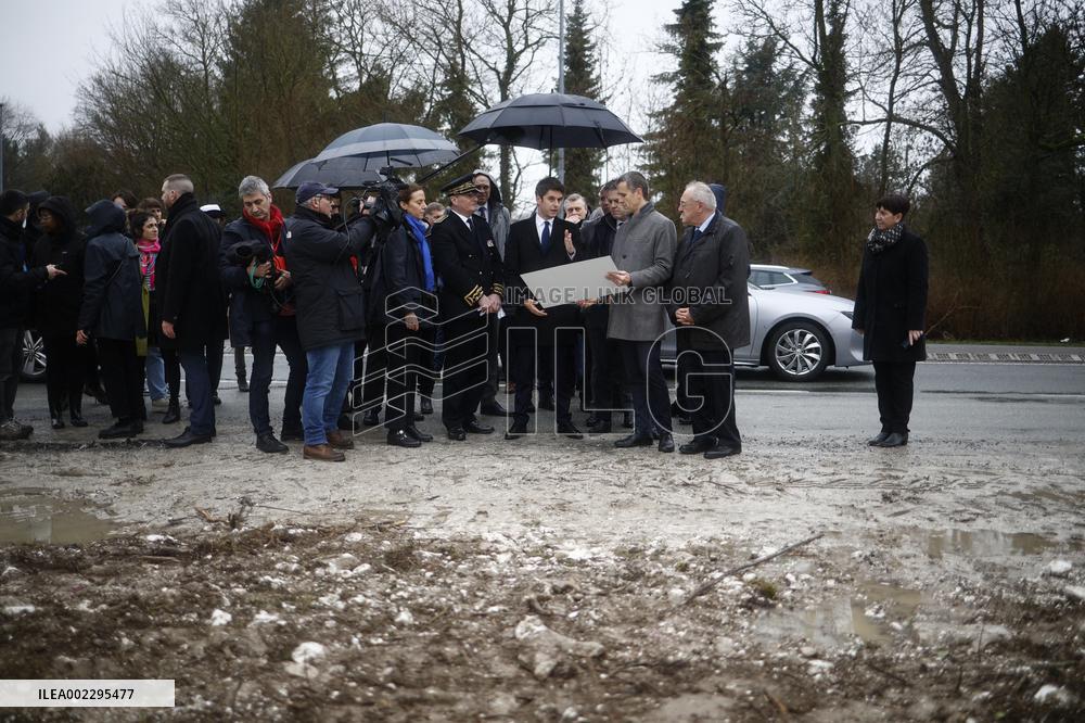 PM Attal In Pas-De-Calais To Meet People Affected By Floods