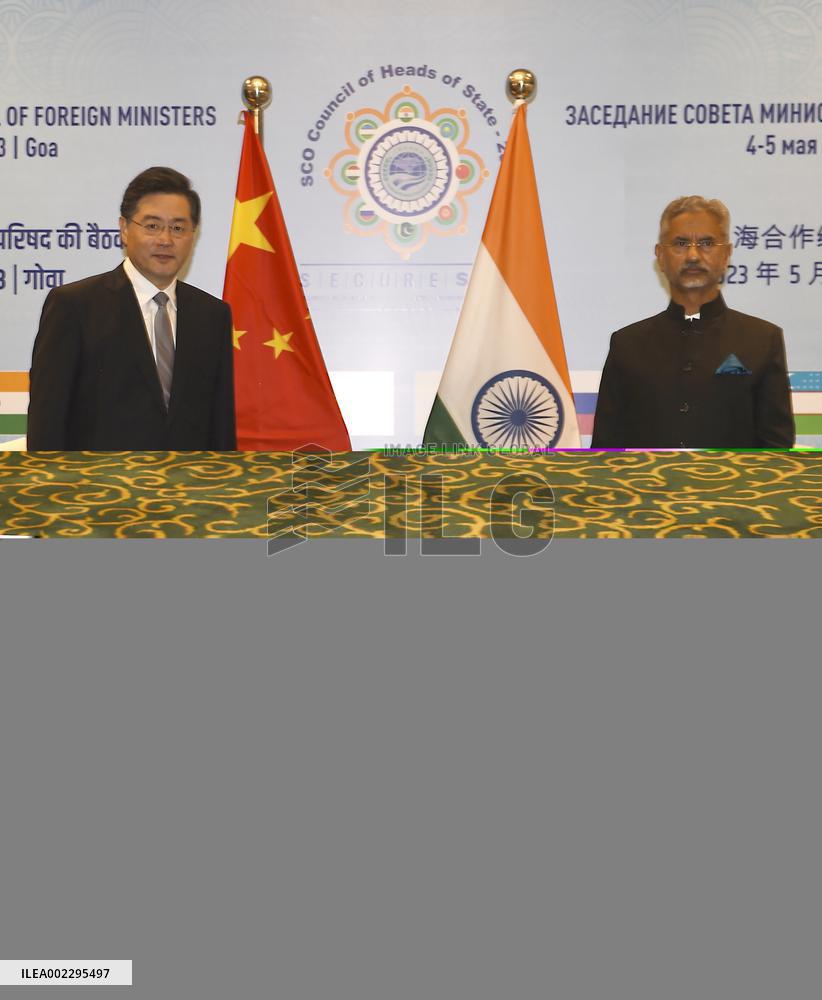 INDIA-GOA-CHINA-QIN GANG-SUBRAHMANYAM JAISHANKAR-MEETING