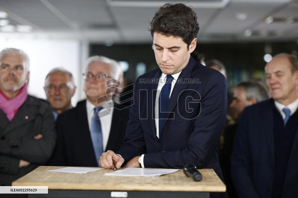 PM Attal In Pas-De-Calais To Meet People Affected By Floods