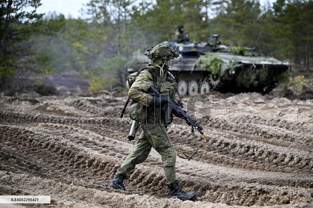 Finnish Army mechanized exercise Arrow 23
