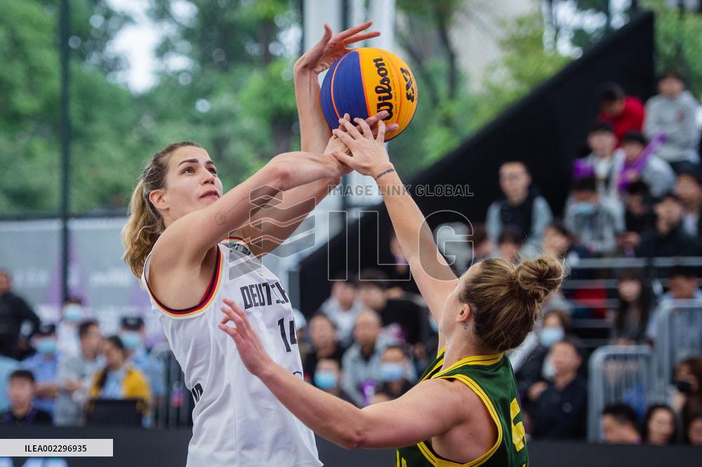 (SP)CHINA-WUHAN-3X3 BASKETBALL-FIBA WOMEN'S SERIES-AUSTRALIA VS GERMANY (CN)