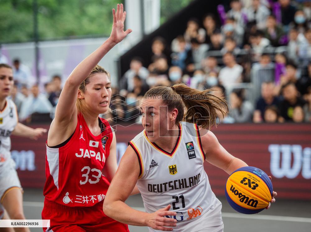 (SP)CHINA-WUHAN-3X3 BASKETBALL-FIBA WOMEN'S SERIES-GERMANY VS JAPAN (CN)