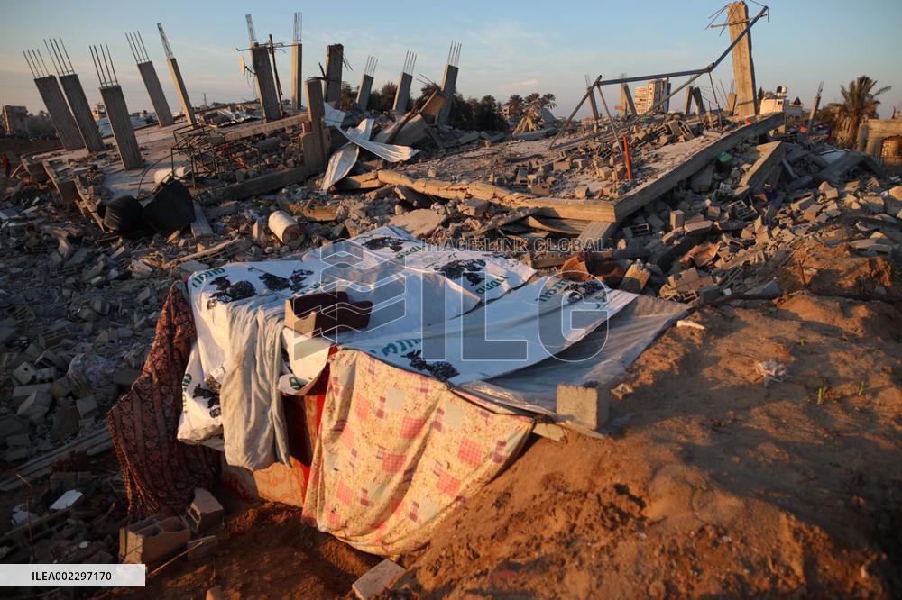 MIDEAST-GAZA-MAGHAZI REFUGEE CAMP